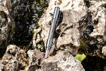 Action Bolt Kugelschreiber, Gun-Metall, Mooreiche