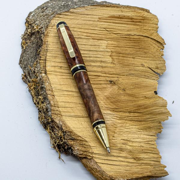 Cigar Twist Pen Gold 24ct vergoldet