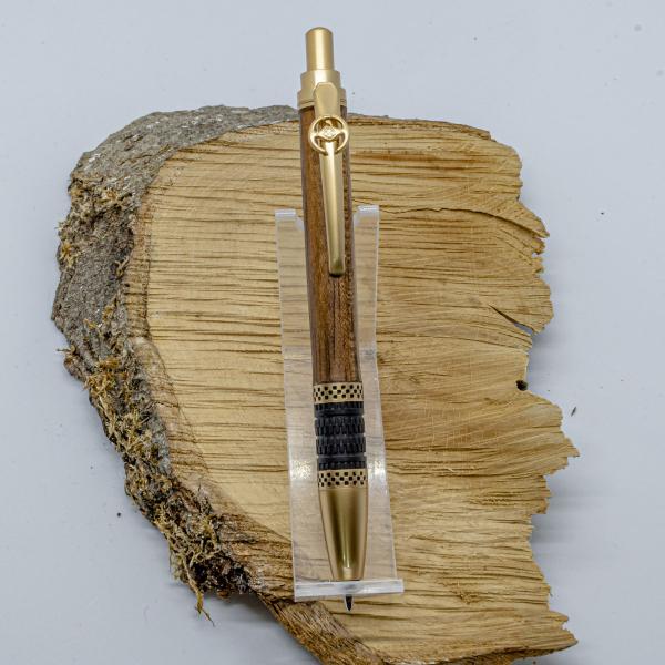 Click Touch Pen Racing Car Satin Gold