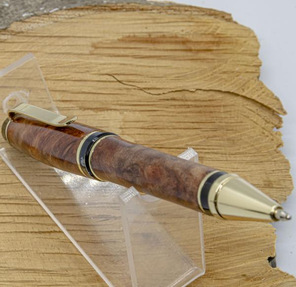 Cigar Twist Pen Gold 24ct vergoldet
